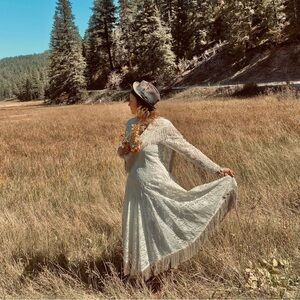 Vintage 80s | Western | Wedding Dress | Women’s Size 14 | Made by Western Wear